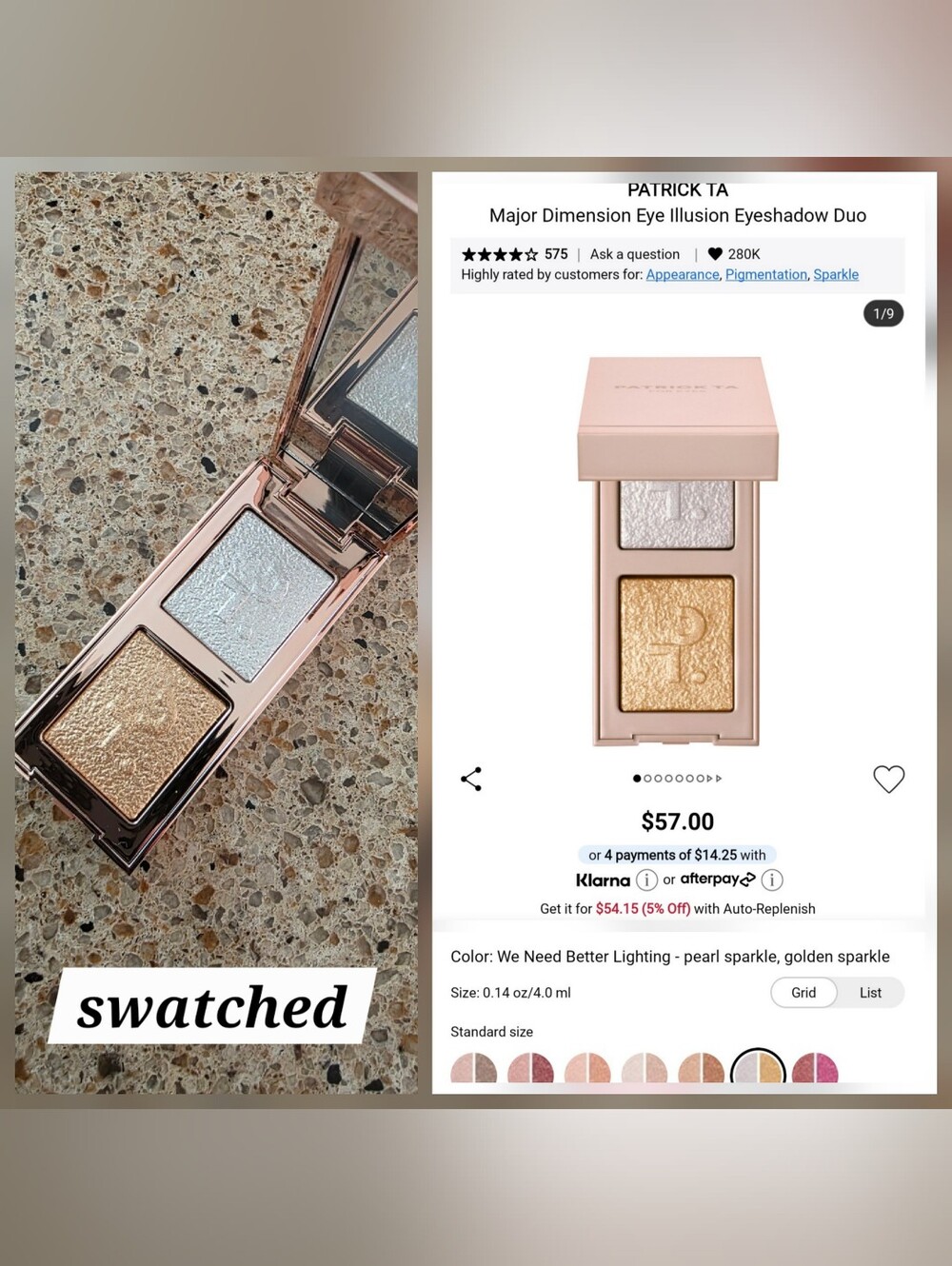 Patrick Ta Duo Eyeshadow — we need better lighting